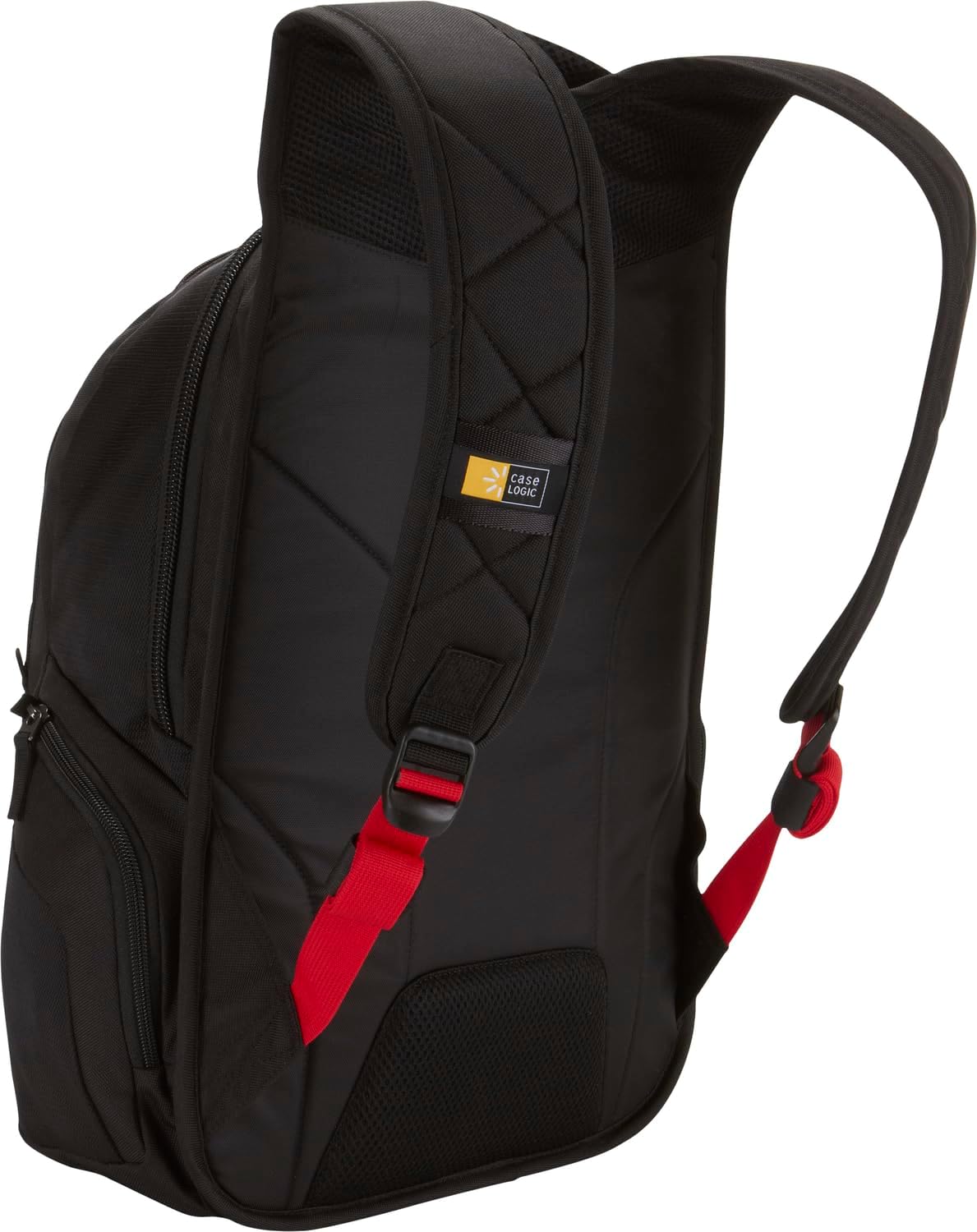 Case Logic DLBP116K Sac à dos tendance en nylon pour ordinateur portable 15,4" 16" Noir – Image 5