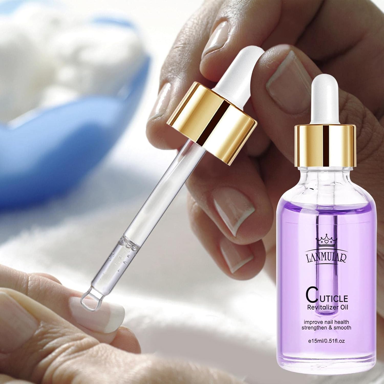 Renforce l'huile pour les ongles, 15 durcisseurs d'ongles professionnels pour les traitements des ongles, conception compte-gouttes pour une qualité de salon à la maison – Image 8