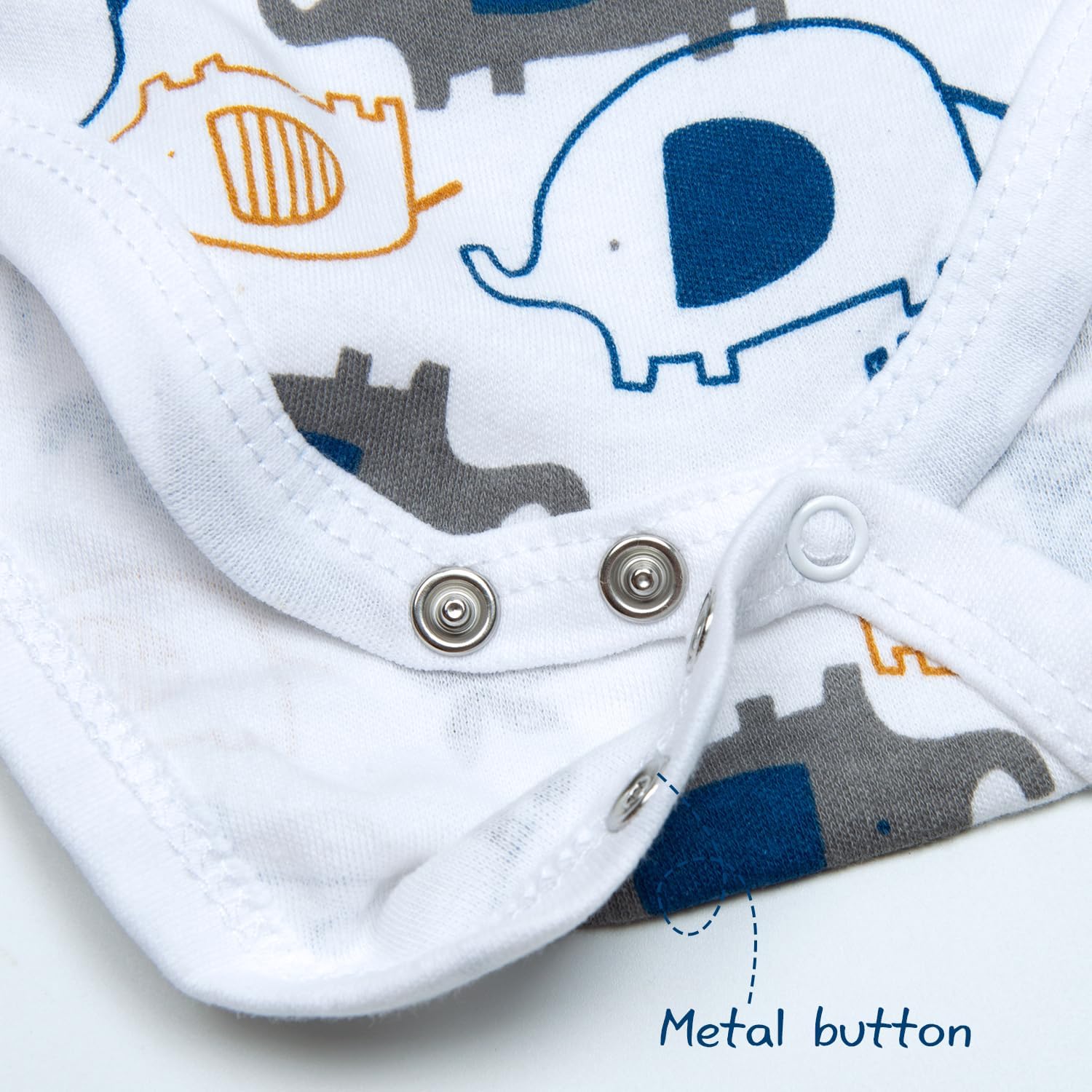Vêtements de poupée Reborn, 4 paquets, vêtements pour poupées de 17 à 22 pouces, pour bébé garçon, éléphant bleu, accessoires pour nouveau-nés – Image 8