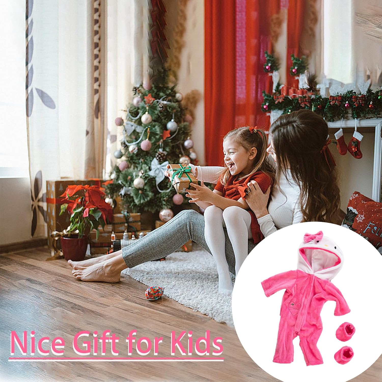 Vêtements de poupée bébé vêtements pour 35-43 cm ensemble de vêtements de poupée vêtements de poupée pour garçons filles accessoires de poupée pour poupées (rose) – Image 4