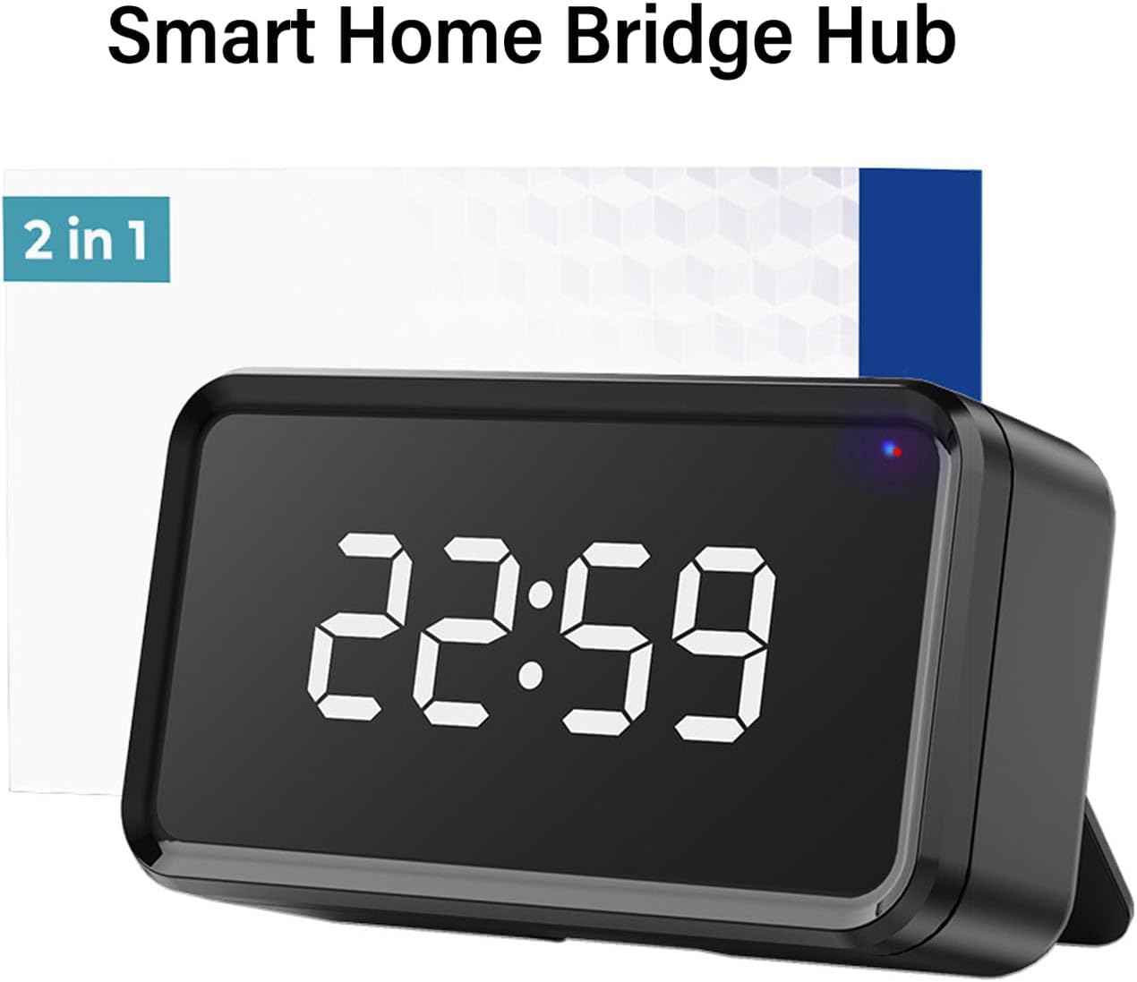 Le hub sans fil ZJchao Smart Home Bridge Hub prend en charge 82 appareils réseau 2,4 GHz avec affichage de l'heure pour une communication multiprotocole – Image 9