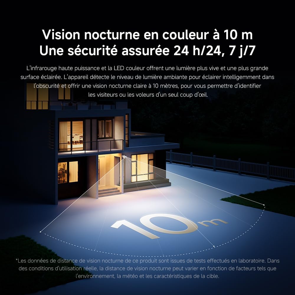 Caméra extérieure Xiaomi CW400 blanc – Image 7