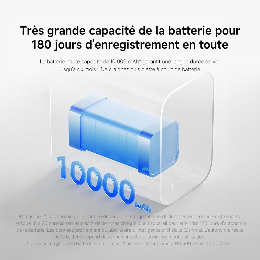 Caméra extérieure Xiaomi CW400 blanc – Image 9