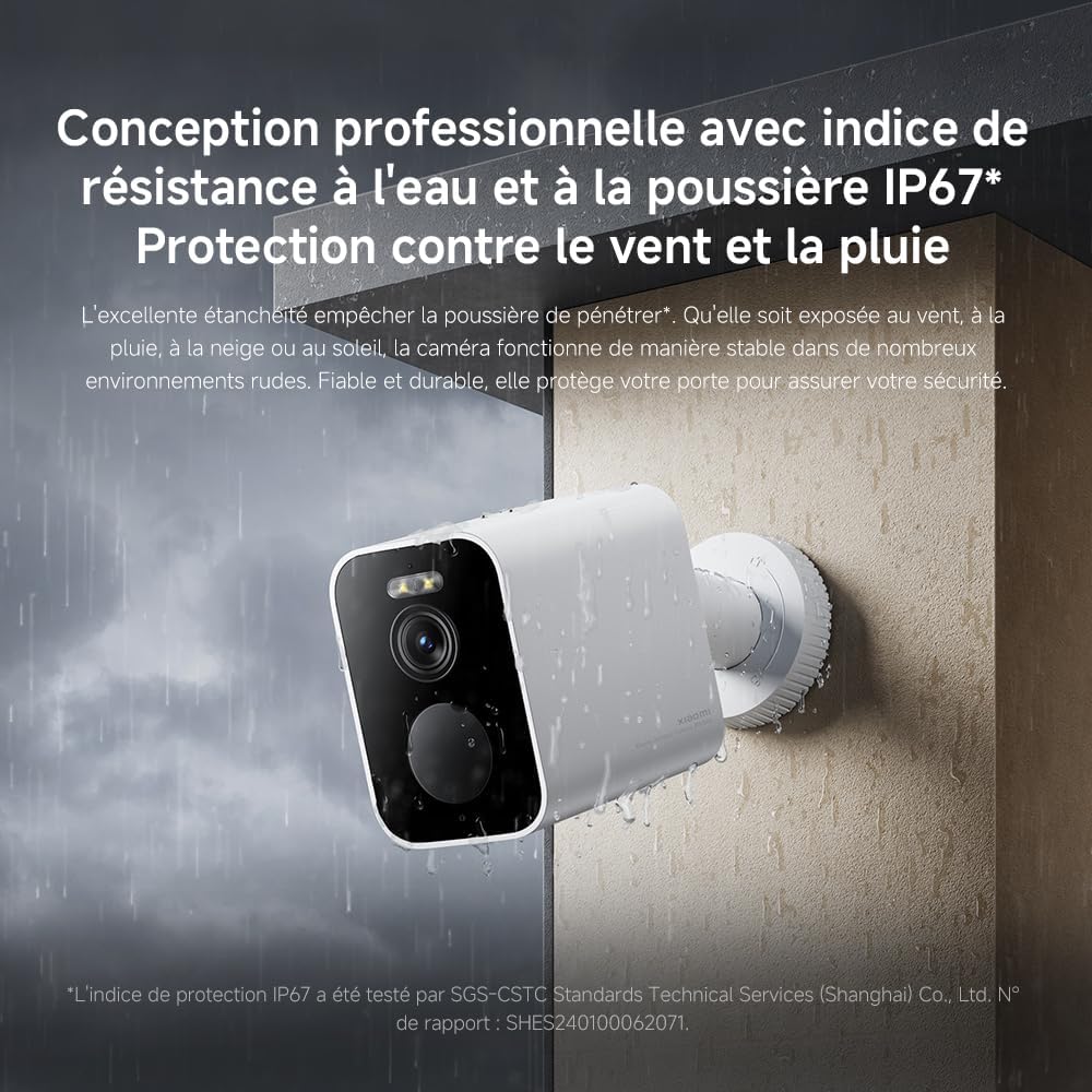 Caméra extérieure Xiaomi CW400 blanc – Image 12