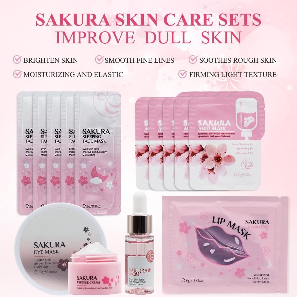 Ensemble de soins de la peau, ensemble de soins de la peau, ensemble de beauté pour adolescentes, soin du visage à texture rafraîchissante, cadeaux de soins de la peau pour les femmes et elle – Image 4