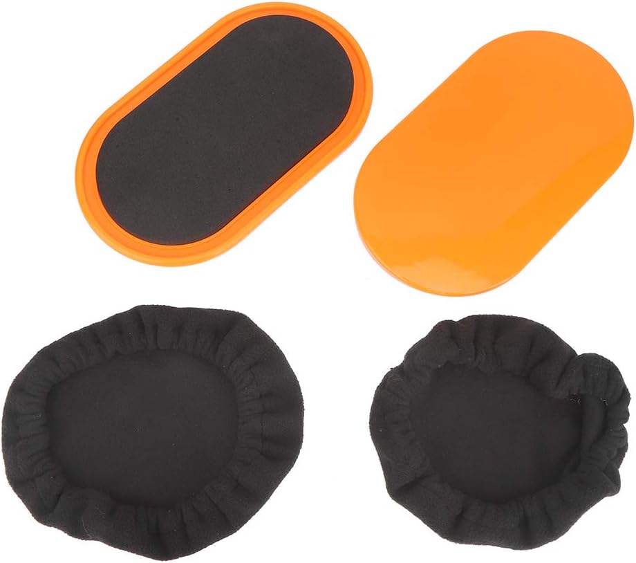 Curseurs d'entraînement, disques coulissants pour l'exercice, 2 disques coulissants ovales, Yoga, sport, fitness, disque d'entraînement, tapis coulissant d'entraînement – Image 6