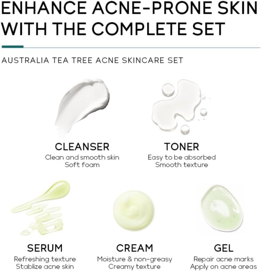 Ensemble complet de soins du visage, hydratant, nourrissant et contrôle du sébum, adapté à tous les types de peau, idéal pour offrir une beauté aux femmes avec un format mini voyage – Image 7