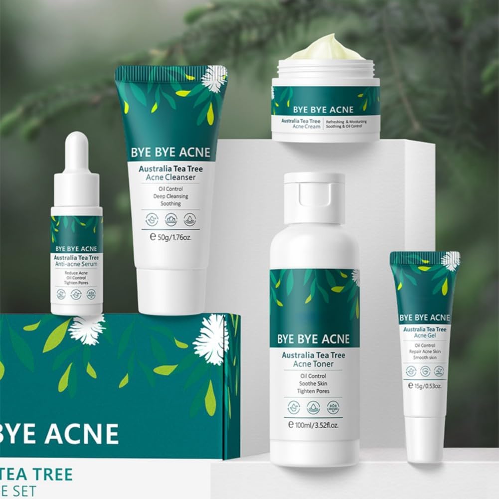 Ensemble complet de soins du visage, hydratant, nourrissant et contrôle du sébum, adapté à tous les types de peau, idéal pour offrir une beauté aux femmes avec un format mini voyage – Image 8