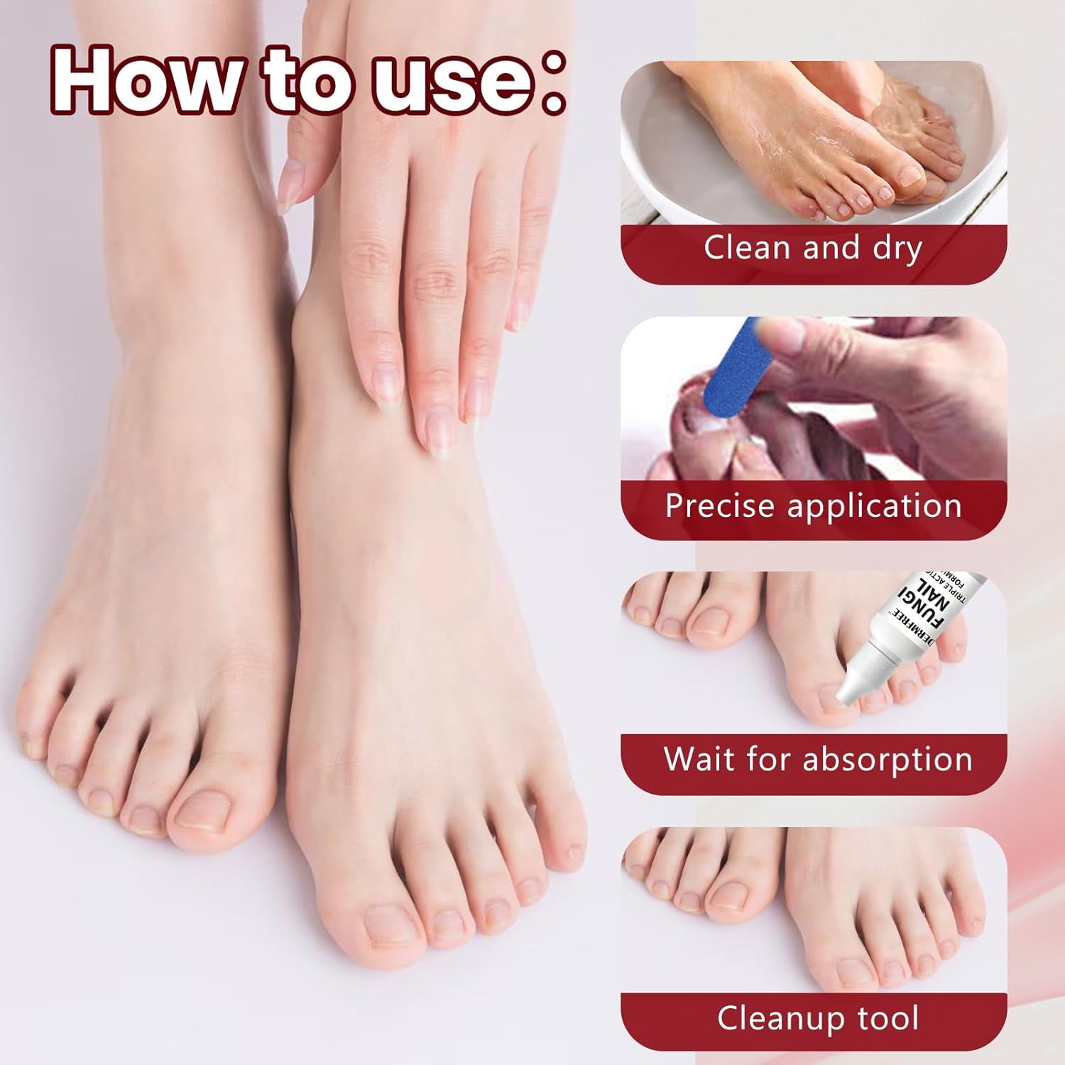 Solution pour ongles 15 ml, liquide de réparation des ongles, huiles de soin des ongles des pieds/mains, pour ongles cassants, pour hommes et femmes – Image 7