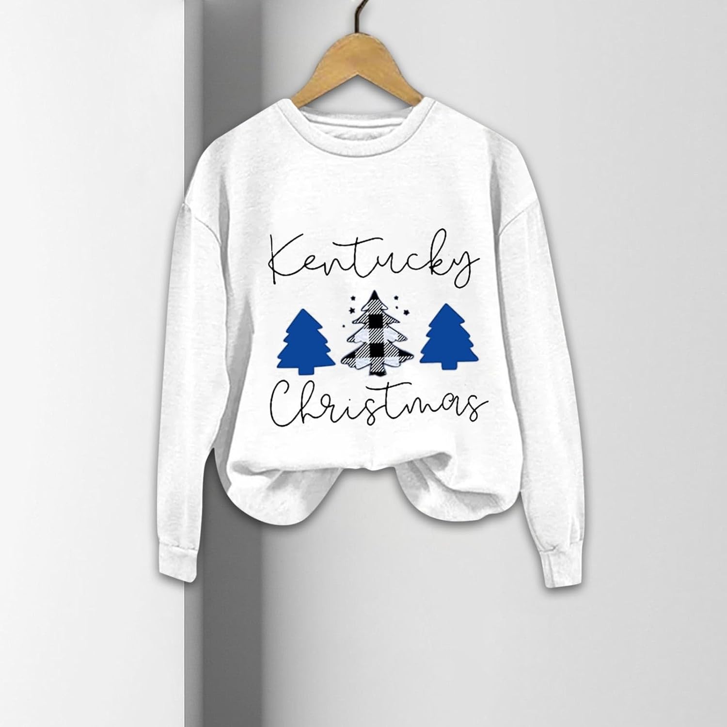 Sweat-shirt décontracté à manches longues pour femme - Pull décontracté imprimé de Noël - Vêtements de Noël – Image 3