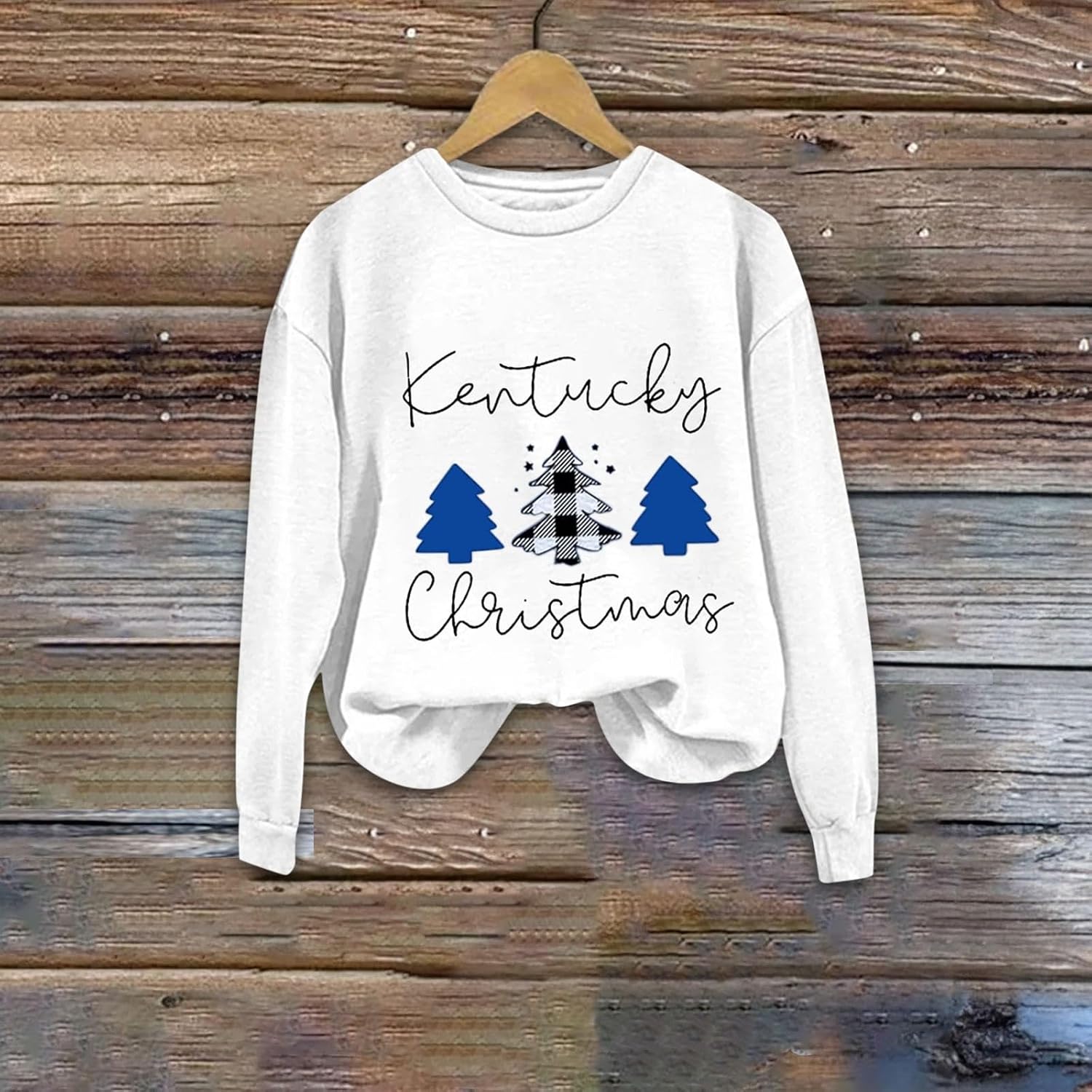 Sweat-shirt décontracté à manches longues pour femme - Pull décontracté imprimé de Noël - Vêtements de Noël – Image 4