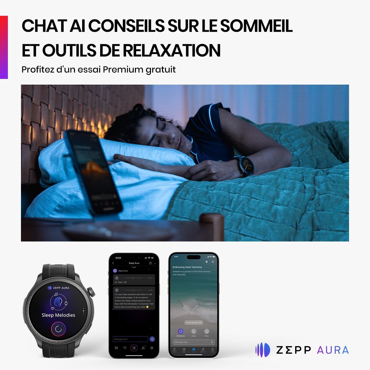 Montre intelligente Amazfit Balance 46 mm, paiement sans contact NFC, IA de fitness, autonomie de 14 jours, surveillance du sommeil et de la santé, GPS, 150 modes sportifs, pour Android et iPhone – Image 6