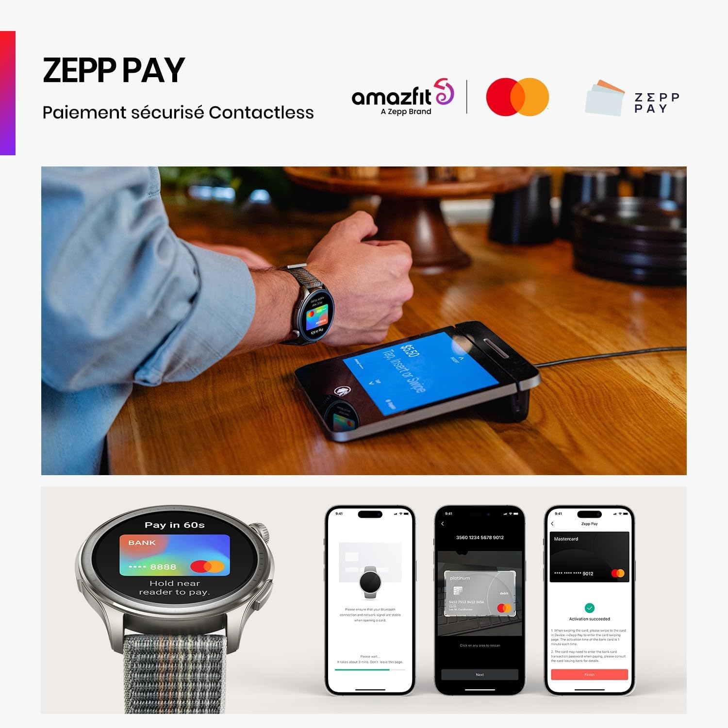 Montre intelligente Amazfit Balance 46 mm, paiement sans contact NFC, IA de fitness, autonomie de 14 jours, surveillance du sommeil et de la santé, GPS, 150 modes sportifs, pour Android et iPhone – Image 8