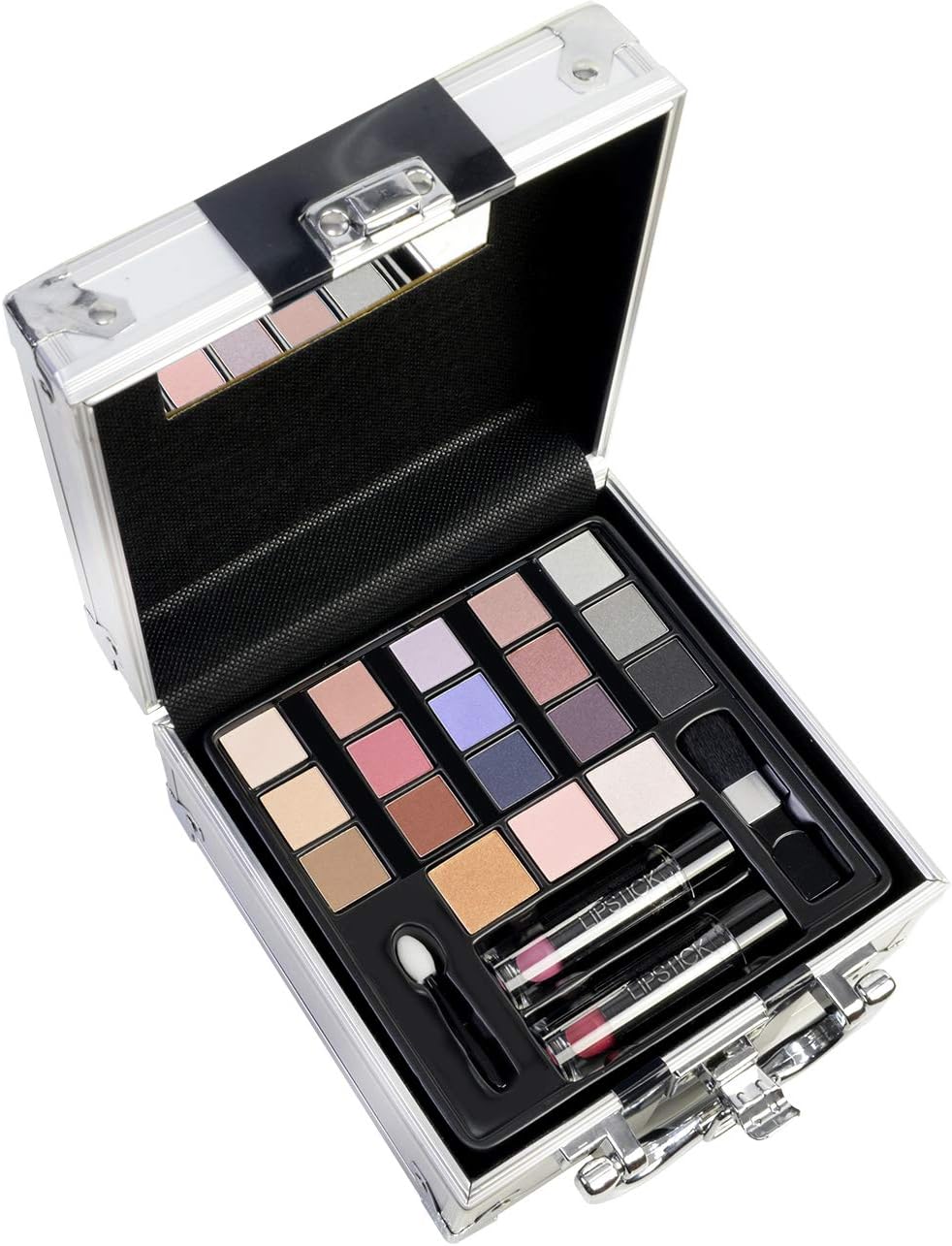 The Color Workshop Trousse de maquillage pour voyager en couleur - Trousse complète pour les yeux, le visage et les lèvres - Coffret de beauté pour filles, adolescentes et femmes – Image 3