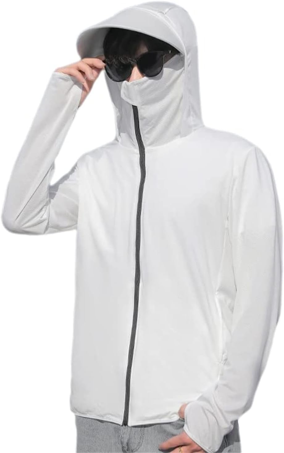 Vêtements de protection solaire légers pour hommes et femmes, vêtements de protection solaire légers pour hommes et femmes, sweats à capuche de protection solaire UV, t-shirts à manches longues – Image 5