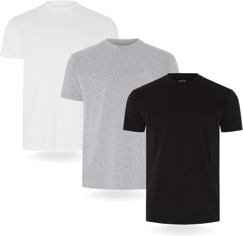 FM London Lot de 3/5 t-Shirts pour Hommes – T-Shirts de qualité supérieure avec Design légèrement ajusté