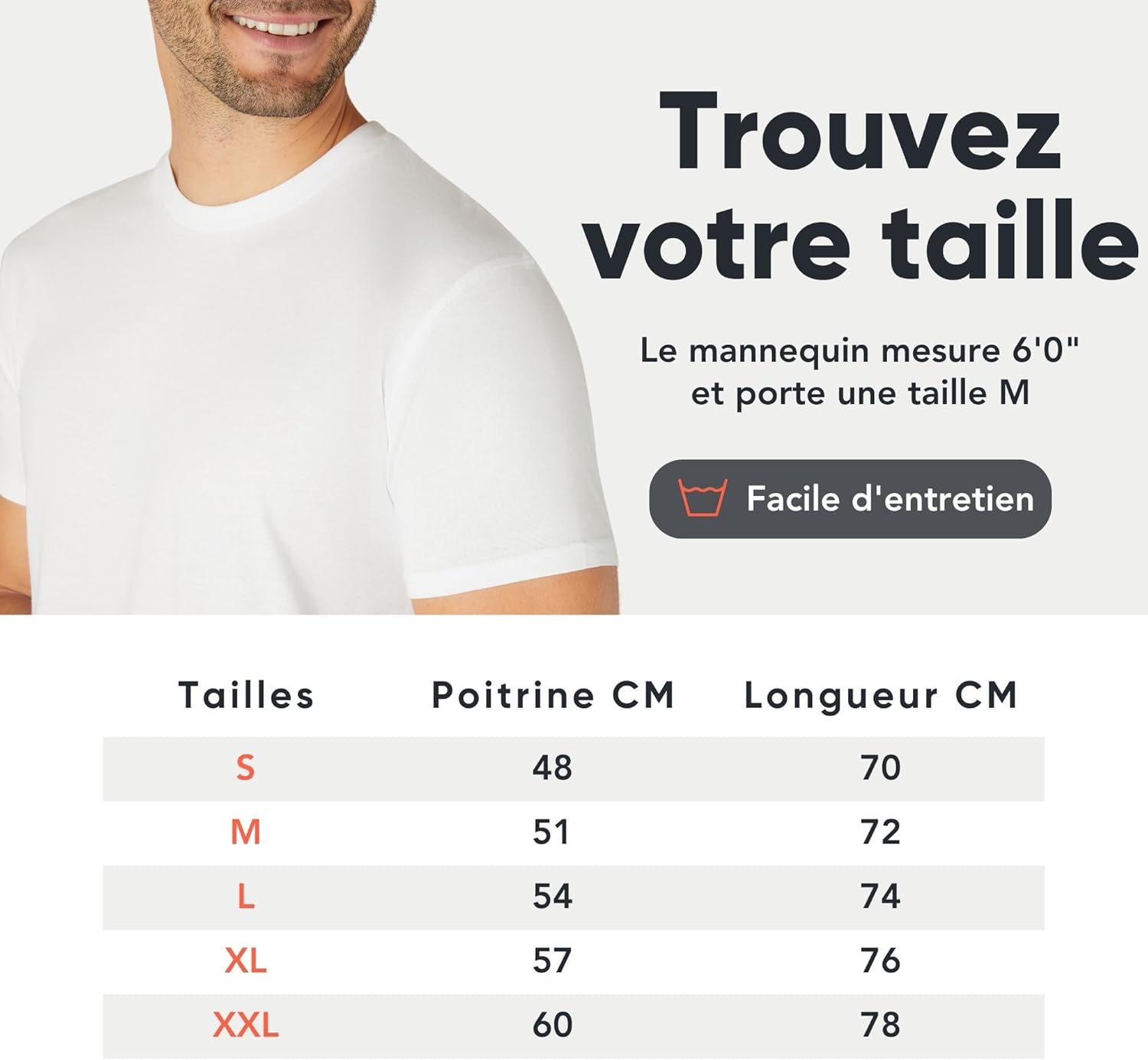FM London Lot de 3/5 t-Shirts pour Hommes - T-Shirts de qualité supérieure avec Design légèrement ajusté – Image 5