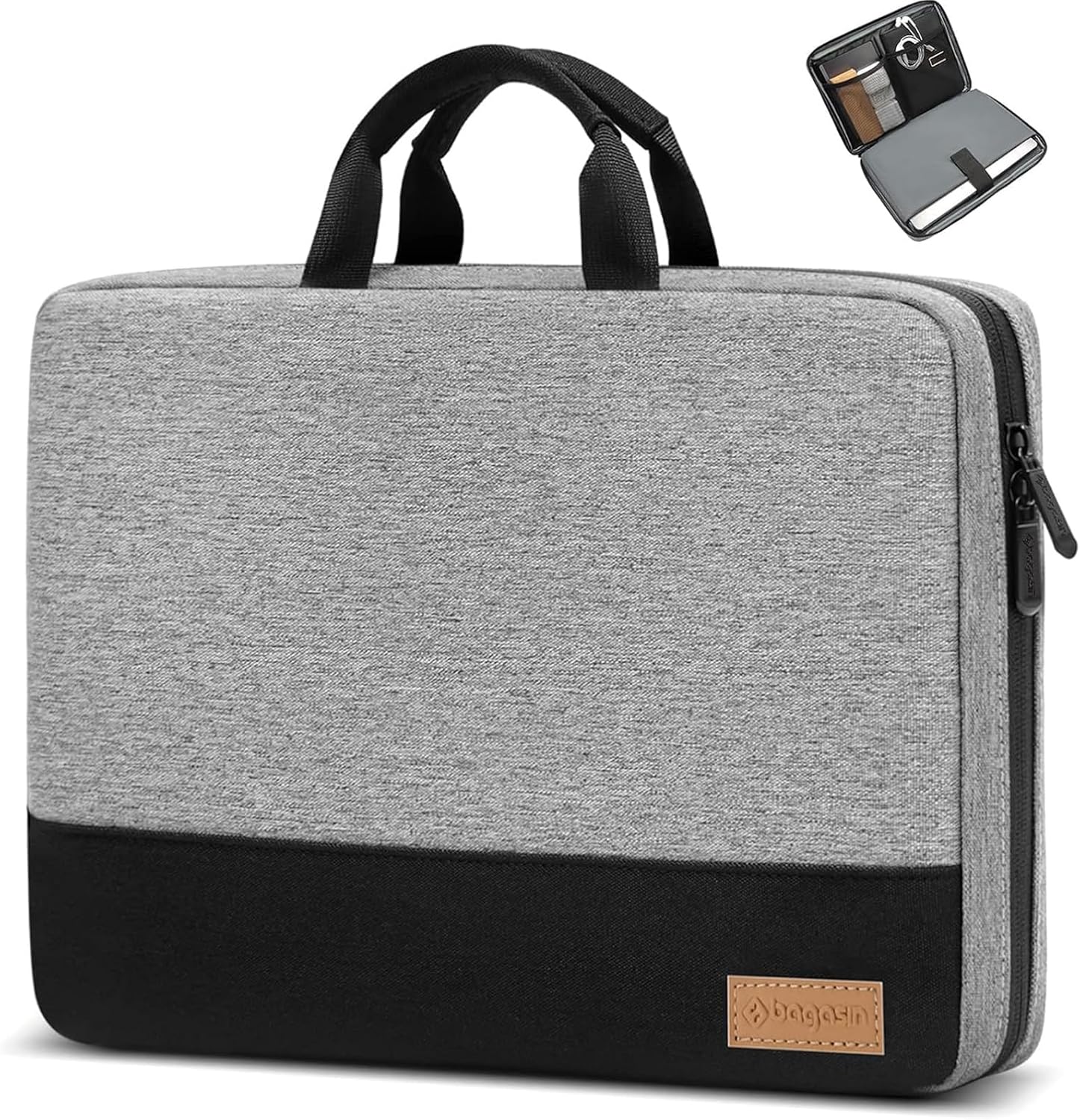 Bagasin housse pour ordinateur portable 15 15.6 16 17 17.3 14 13.3 13.6 13 12.3 12 pouces TSA pochette d'ordinateur étanche avec 4 couches de Protection PC sac de transport – Image 2