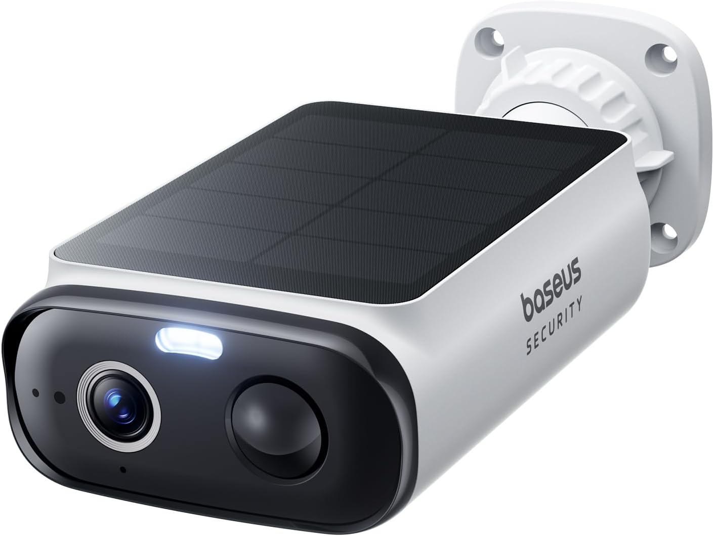 Baseus Security S1 Lite Solocam Caméra de surveillance WiFi sans fil, IP67, 2K 135°, vision couleur, caméra à batterie solaire, détection humaine, sans frais, fonctionne avec Alexa et Google – Image 2