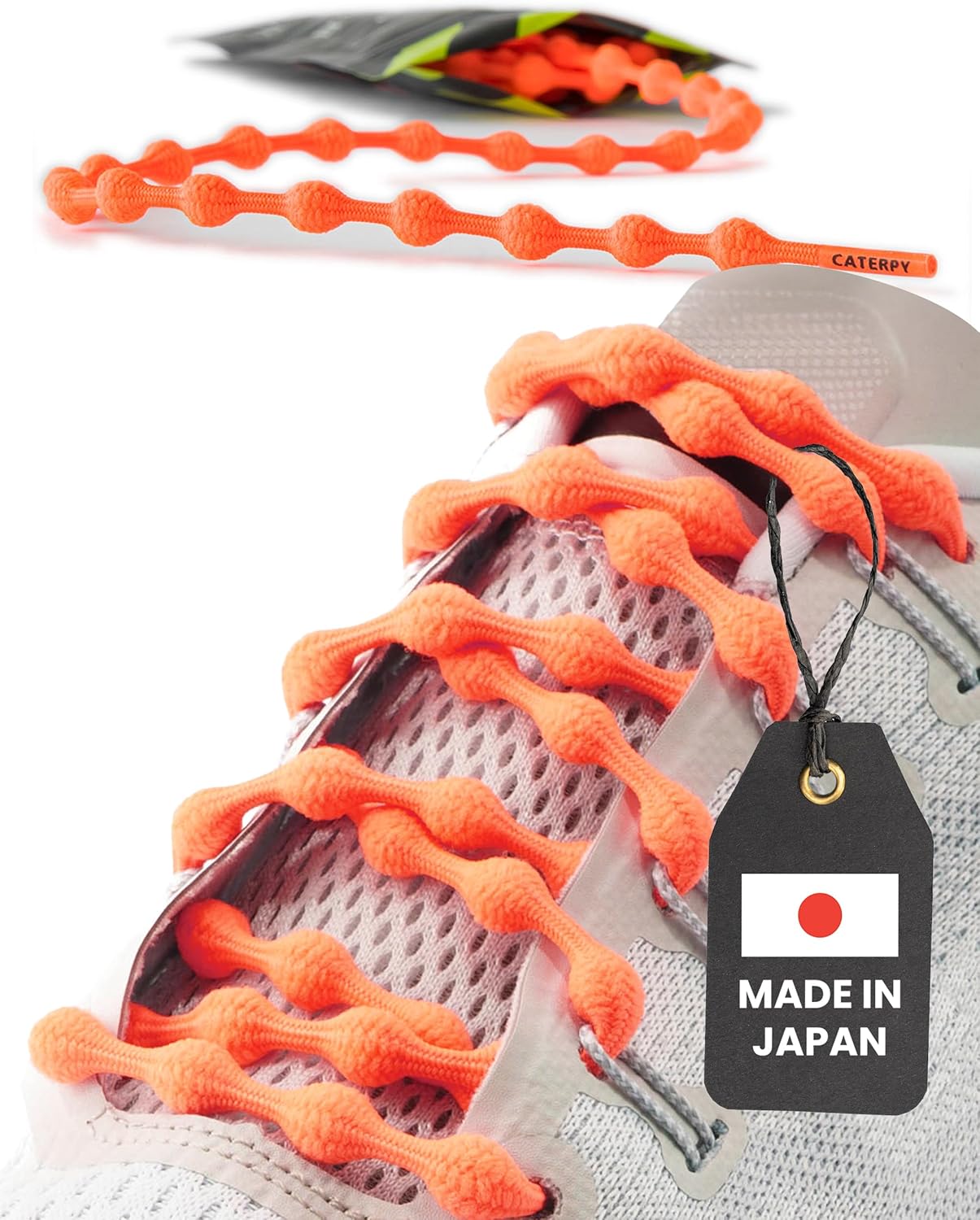 Caterpy Run - Les lacets élastiques ultimes sans nœuds pour adultes et enfants – Image 2
