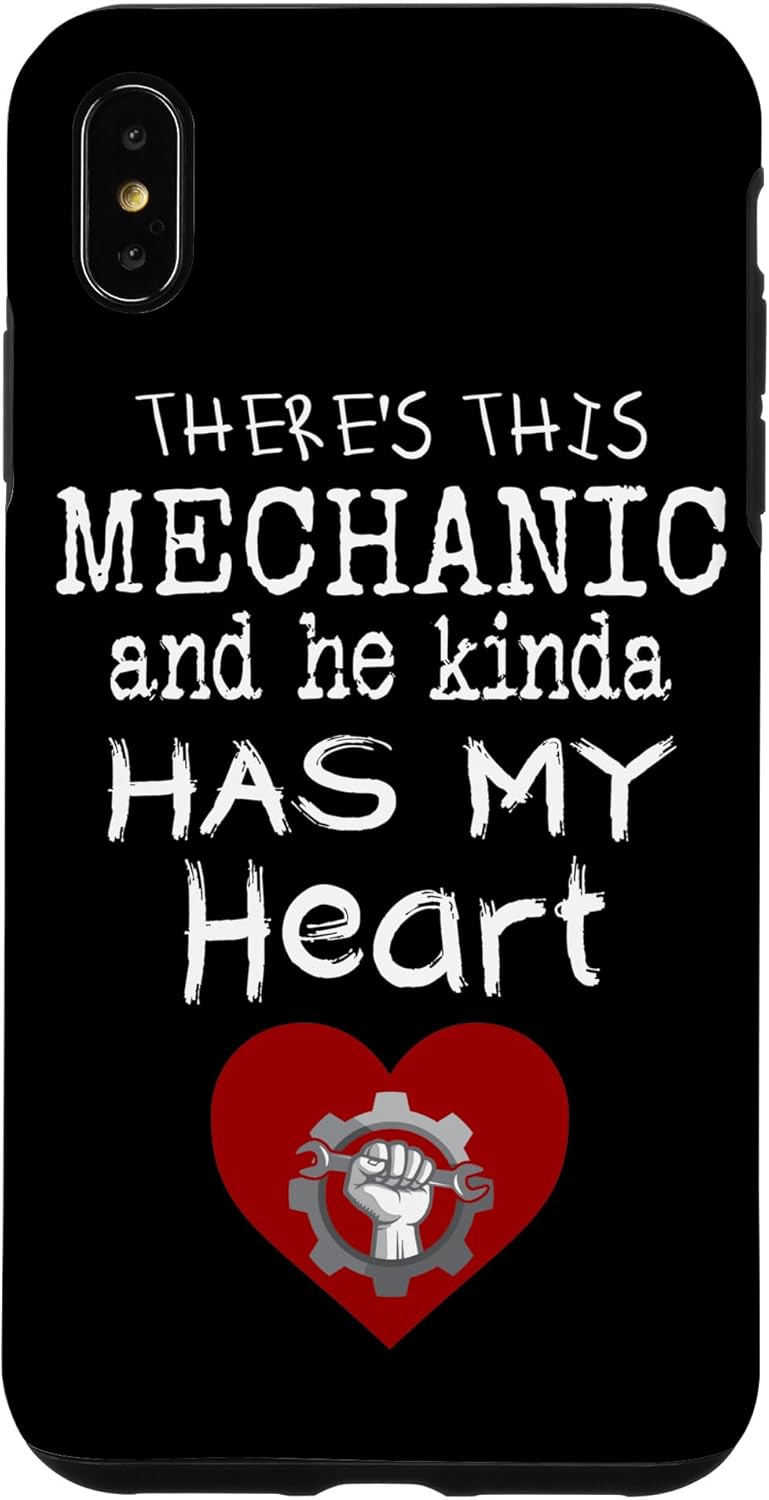 Coque pour iPhone XS Max Mechanics Wife For Women Husband Clothing Proud Fun – Image 2