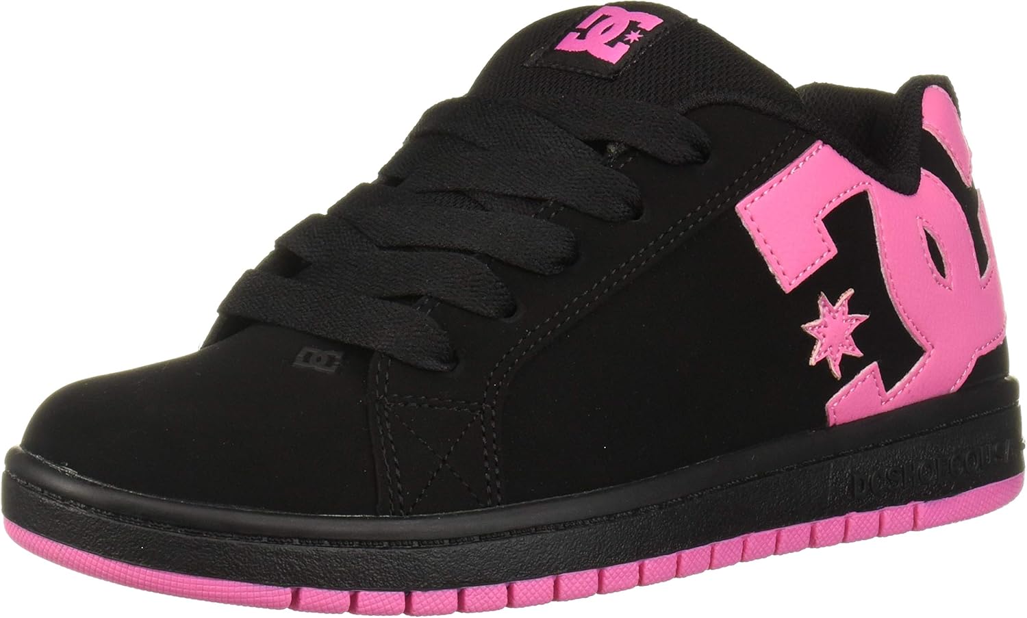 DC Shoes Net, Baskets Mode Homme, Pochoir Noir et Rose, 29 EU – Image 2