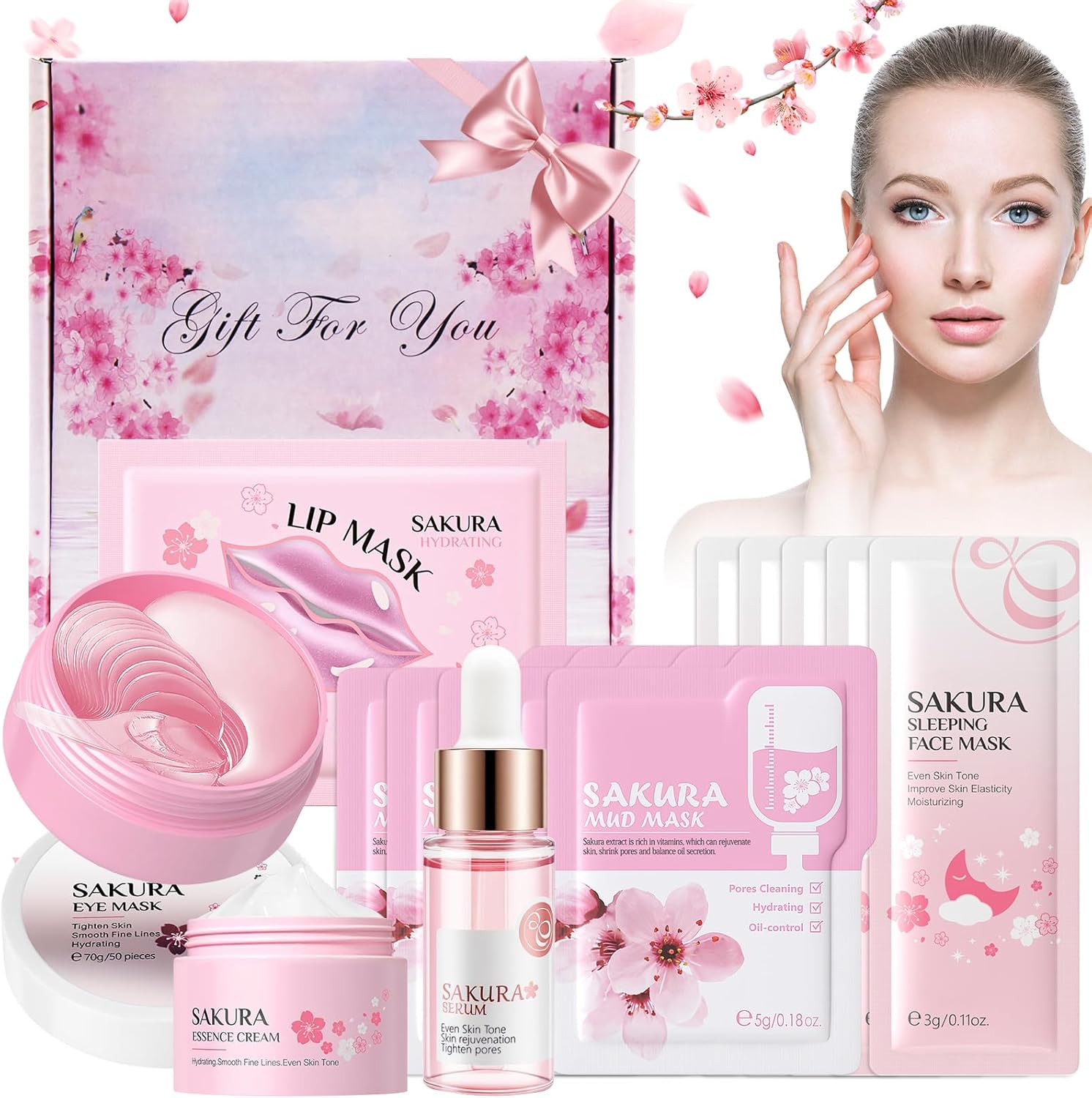 Ensemble de soins de la peau, ensemble de soins de la peau, ensemble de beauté pour adolescentes, soin du visage à texture rafraîchissante, cadeaux de soins de la peau pour les femmes et elle – Image 2