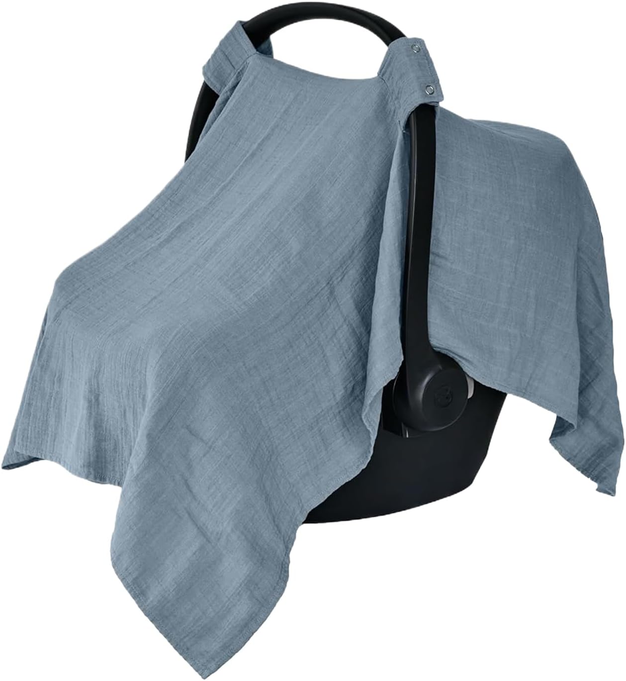 Housse de siège de voiture pour bébé, auvent multi-usage et housse d'allaitement, tissu extensible respirant (taille), équipement de voyage pour l'allaitement, sorties familiales en plein air, aéroports – Image 2