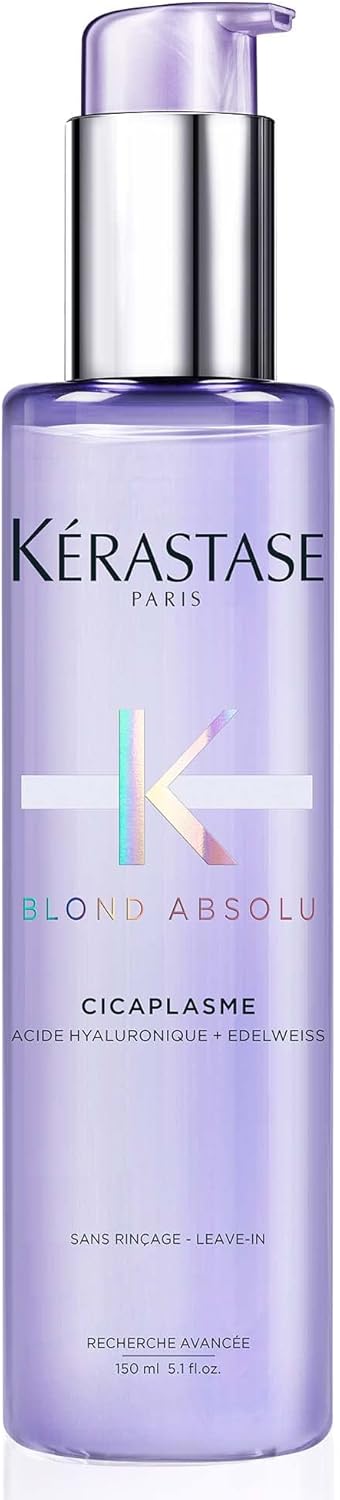 KÉRASTASE Blond Absolu - Cicaplasm - Sérum Capillaire Thermo-Protecteur - Réparation & Brillance Intense - Acide Hyaluronique - Edelweiss & Filtres UV - Cheveux Blonds Décolorés ou Méchés - 150 ml – Image 2
