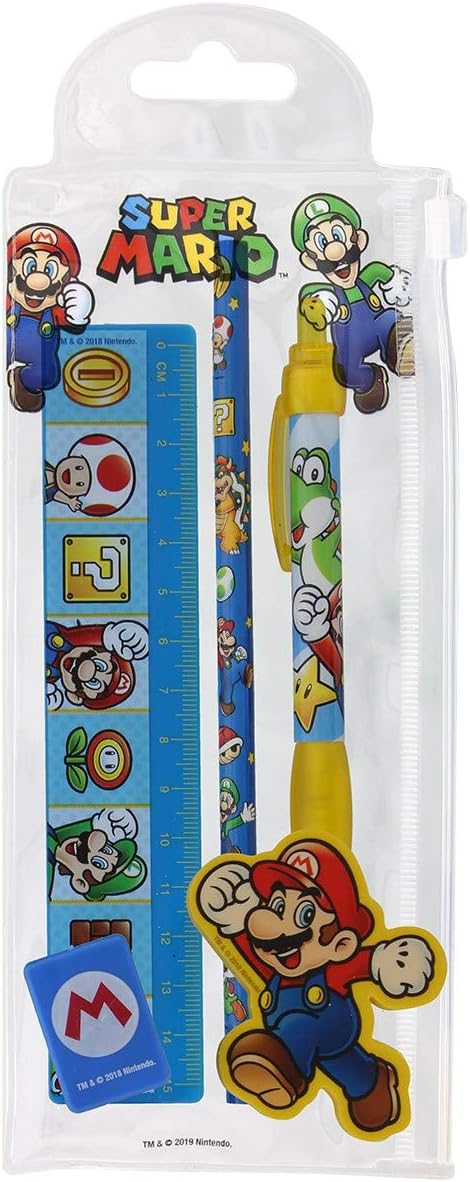 Kit de papeterie Super Mario - 5 pièces – Image 2