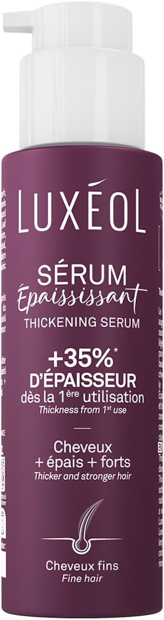 LUXEOL Sérum Épaississant sans Rinçage - +35% Épaisseur dès la première utilisation* - Efficacité Prouvée - aux Algues Rouges, Protéine de Riz & Acide Hyaluronique - Fabriqué en France - 100 ml – Image 2