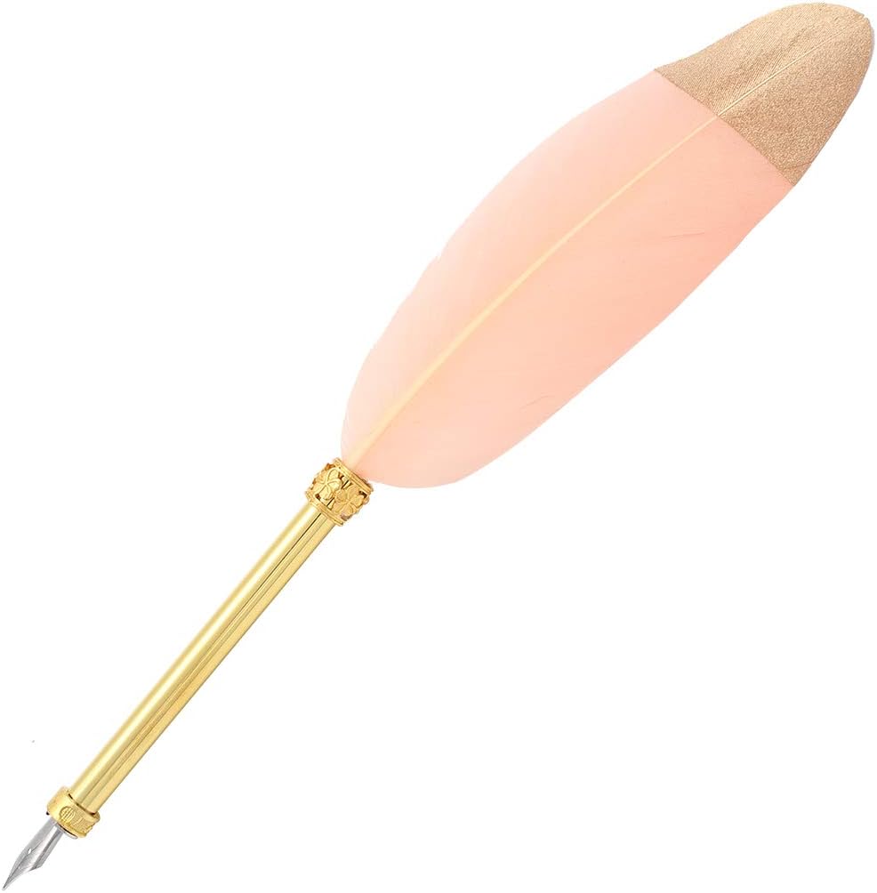 Stylo plume Gullor vintage, coffret cadeau Nuture Quill Pen, rose – Image 2