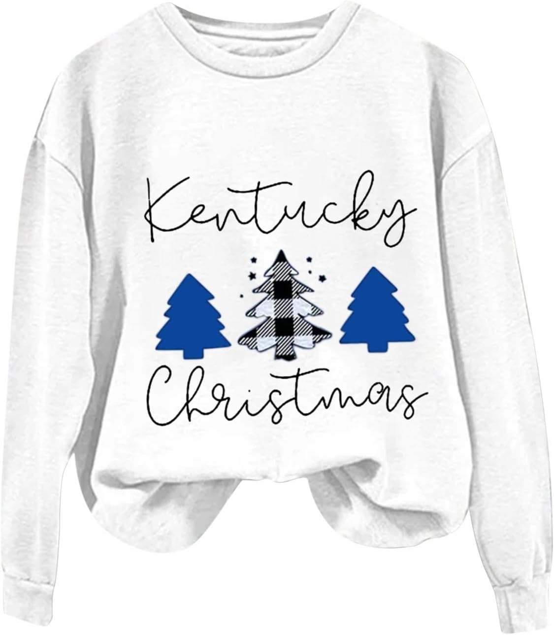 Sweat-shirt décontracté à manches longues pour femme - Pull décontracté imprimé de Noël - Vêtements de Noël – Image 2