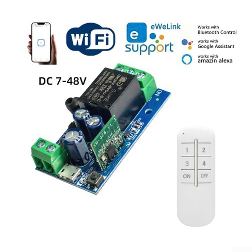 Relais commutateur pour appareils Smart Home 2 4 GHz télécommande DC 12 V 24 V (B) – Image 3