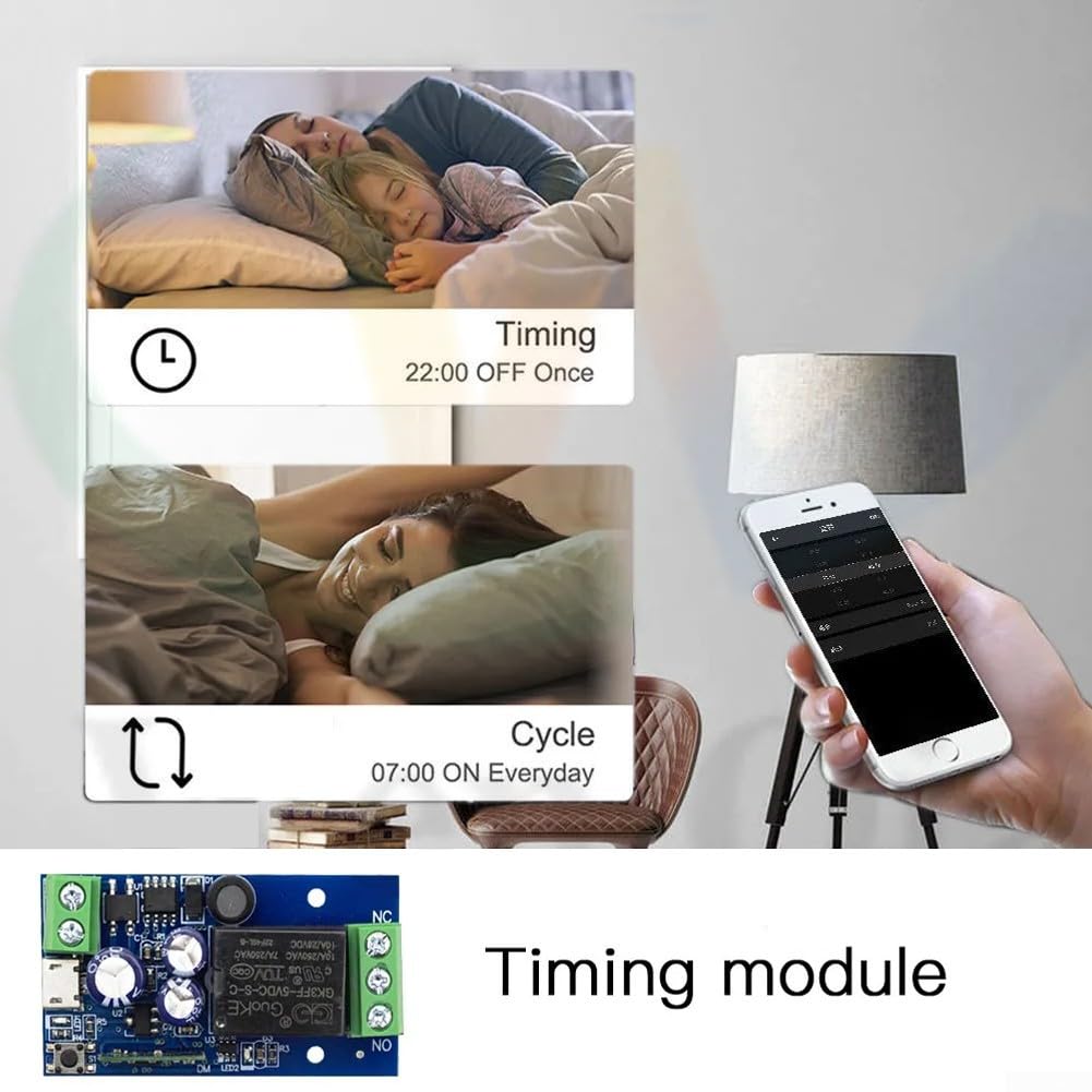 Relais commutateur pour appareils Smart Home 2 4 GHz télécommande DC 12 V 24 V (B) – Image 6