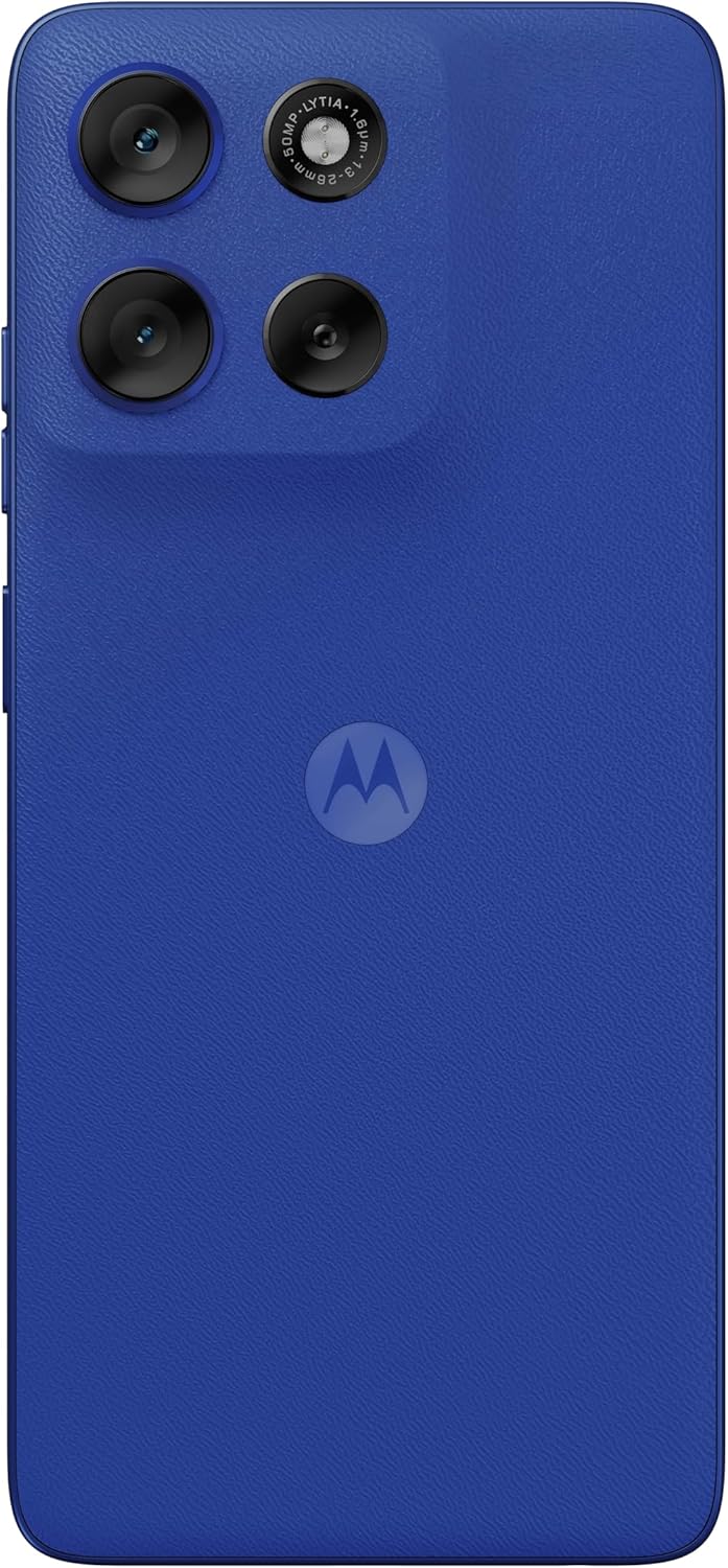 Motorola Moto G56 5G 8/256 Go, appareil photo 50 MP + capteur anti-scintillement, écran 6,72" FHD+ 120 Hz, batterie 5 200 mAh, MediaTek Dimensity 7060, Android 15, Pantone Dazzling Blue – Image 5