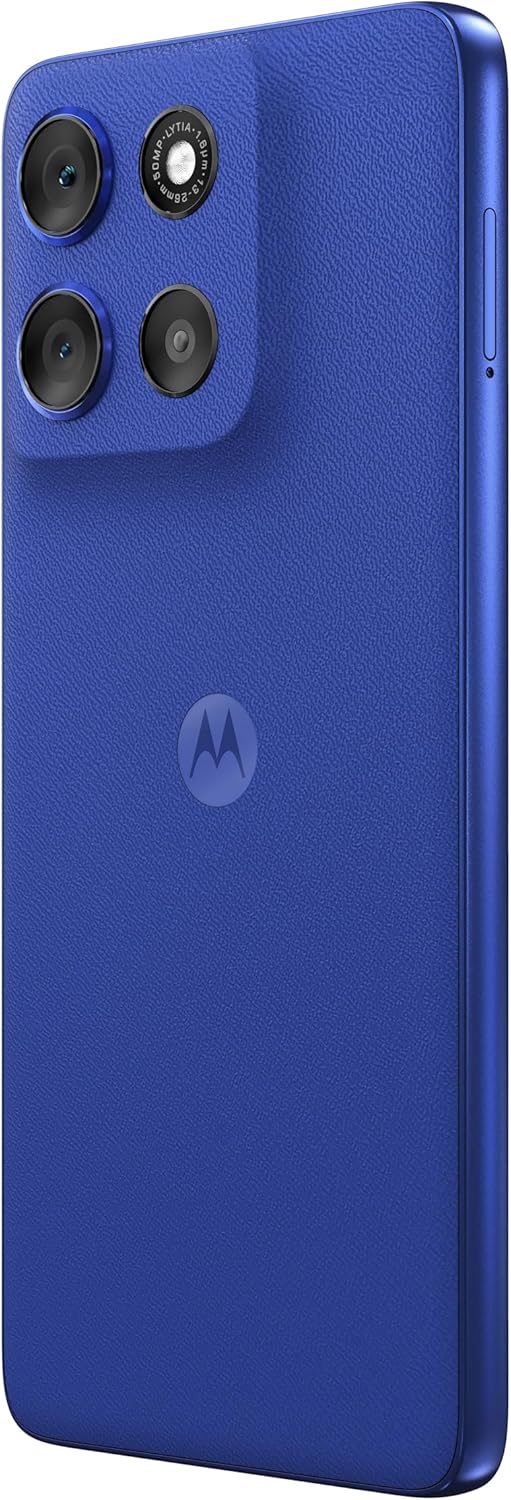 Motorola Moto G56 5G 8/256 Go, appareil photo 50 MP + capteur anti-scintillement, écran 6,72" FHD+ 120 Hz, batterie 5 200 mAh, MediaTek Dimensity 7060, Android 15, Pantone Dazzling Blue – Image 8