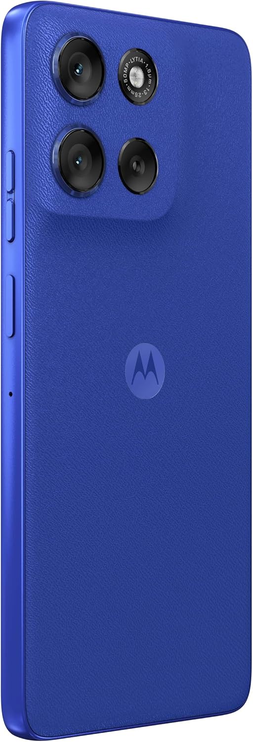 Motorola Moto G56 5G 8/256 Go, appareil photo 50 MP + capteur anti-scintillement, écran 6,72" FHD+ 120 Hz, batterie 5 200 mAh, MediaTek Dimensity 7060, Android 15, Pantone Dazzling Blue – Image 9