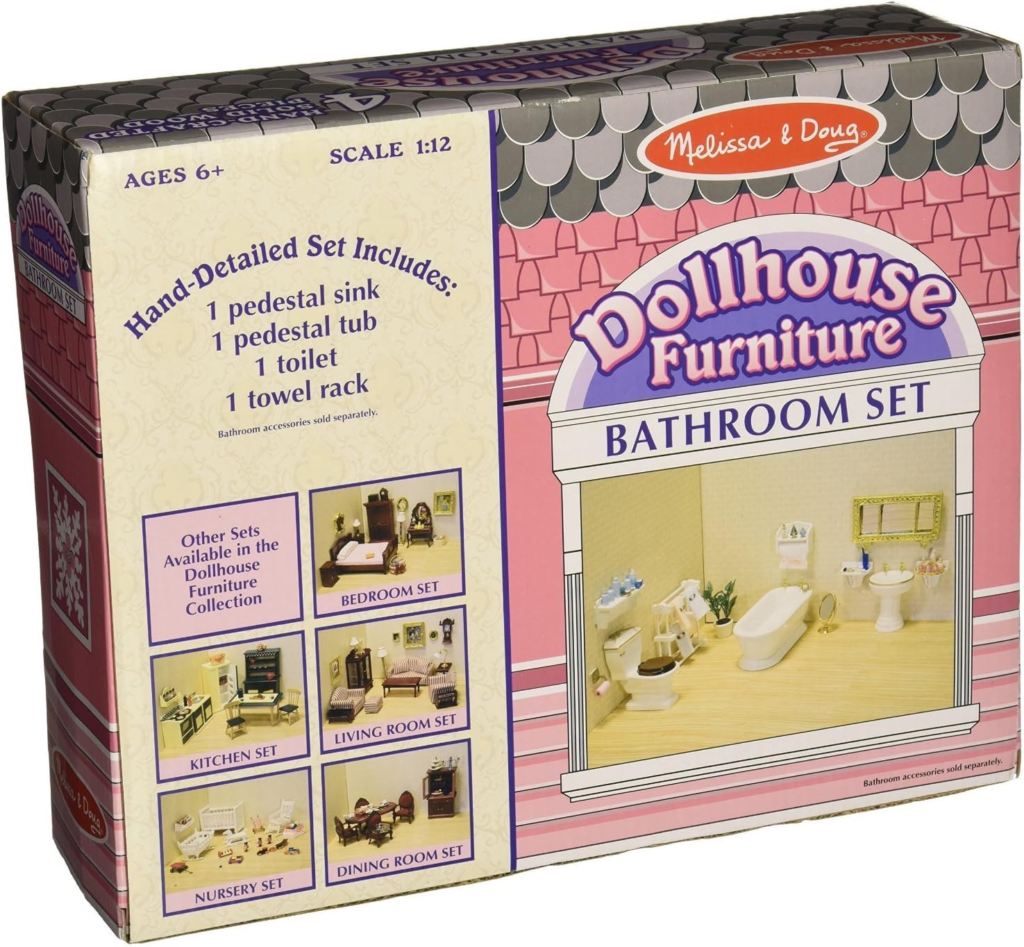 Meubles de salle de bain pour maison de poupée Melissa & Doug – Image 5