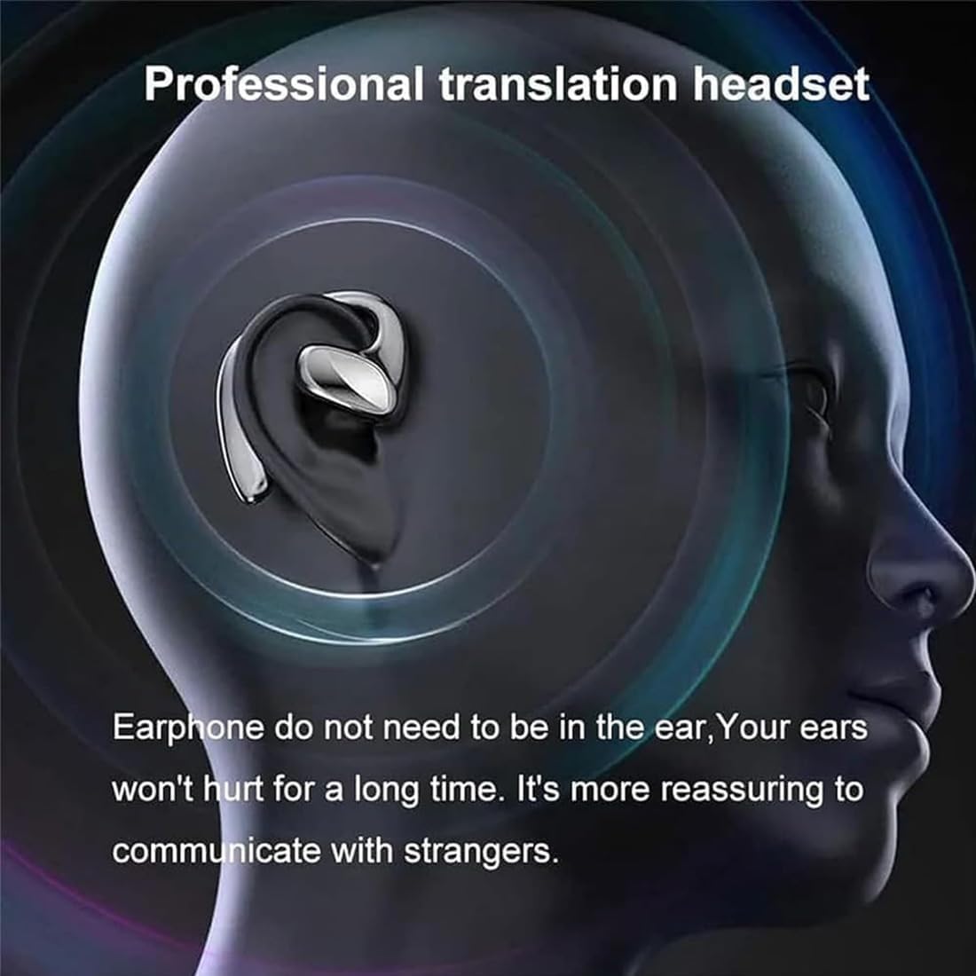 2026 Nouveau Meacode AI Translation Earbuds, Traducteur Vocal Instantané, 144 Langues, Réduction De Bruit, Écouteurs Ouverts, pour Les Voyages, Les Affaires Et Les Études (Noir) – Image 5