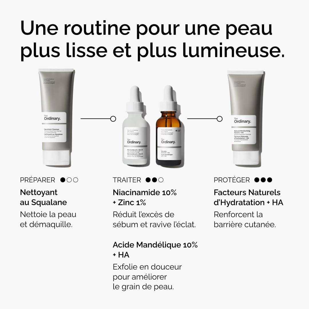 The Ordinary Acide Mandélique 10% + Acide Hyaluronique, Sérum Exfoliant Doux, Peau Purifiante et Hydratante, 30 ml – Image 6
