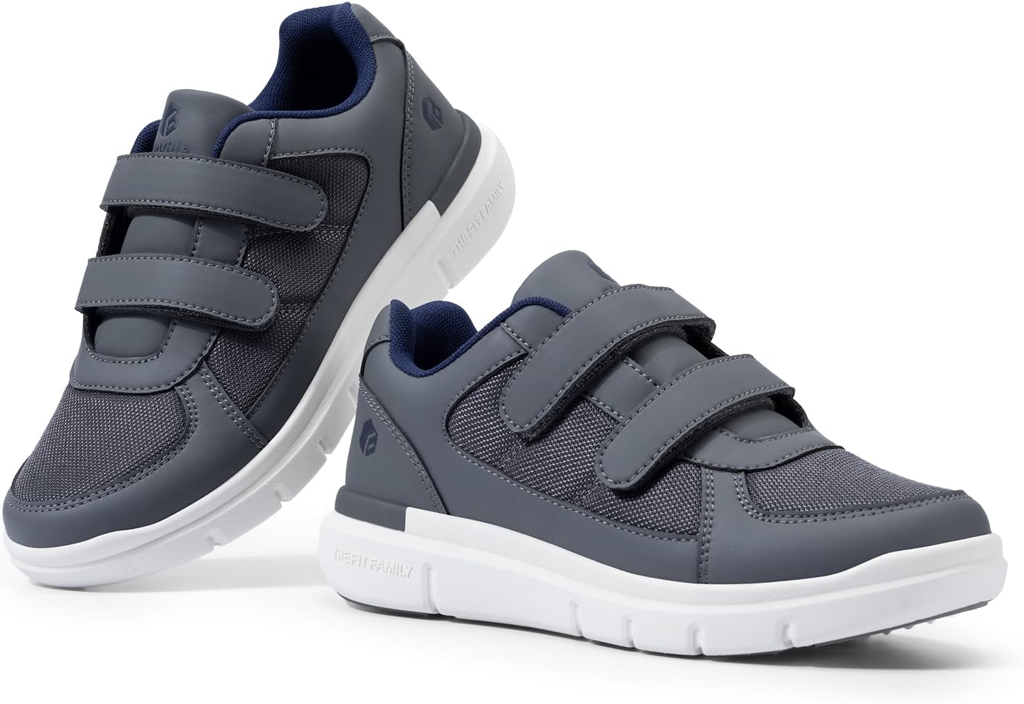 FitVille Chaussures Larges pour Hommes Basket Scratch Confortables Chaussures de Marche pour Pieds Sensibles – Image 8