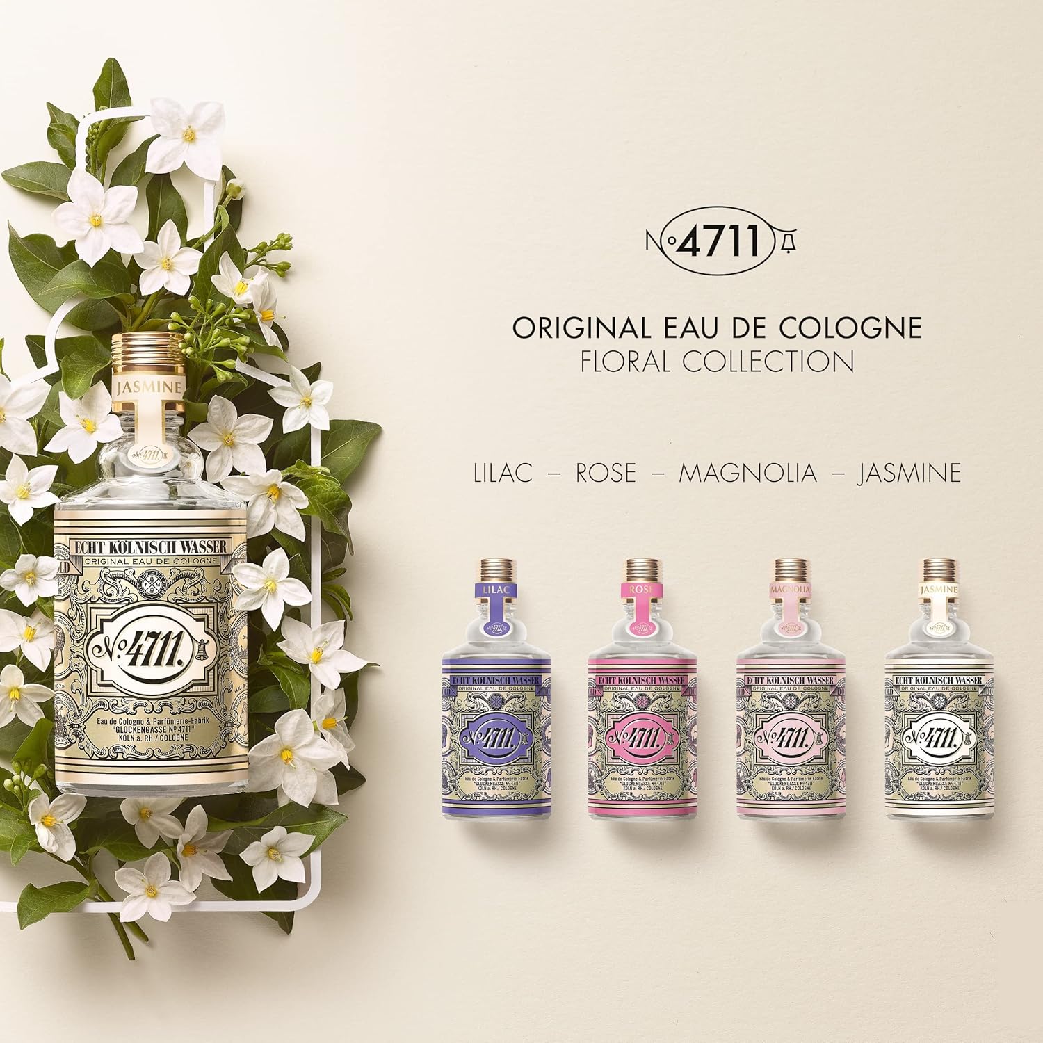 4711 Collection Florale Eau de Cologne Jasmin 100 ml – Image 4