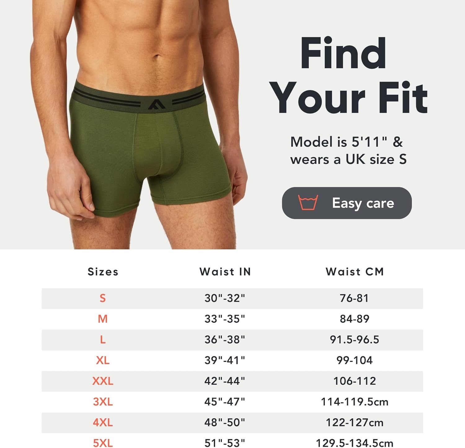 FM London Lot de 5 Boxers très Doux, en Bambou, sans étiquette, Coupe élastique, pour Homme – Image 7