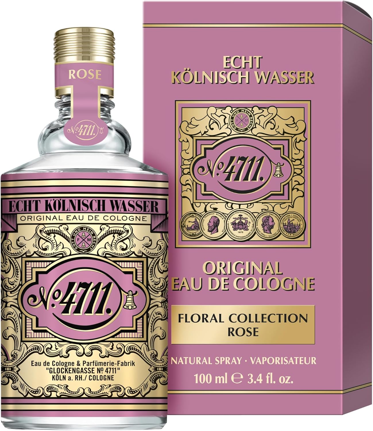 4711 Collection Florale Eau de Cologne Rose 100 ml – Image 4