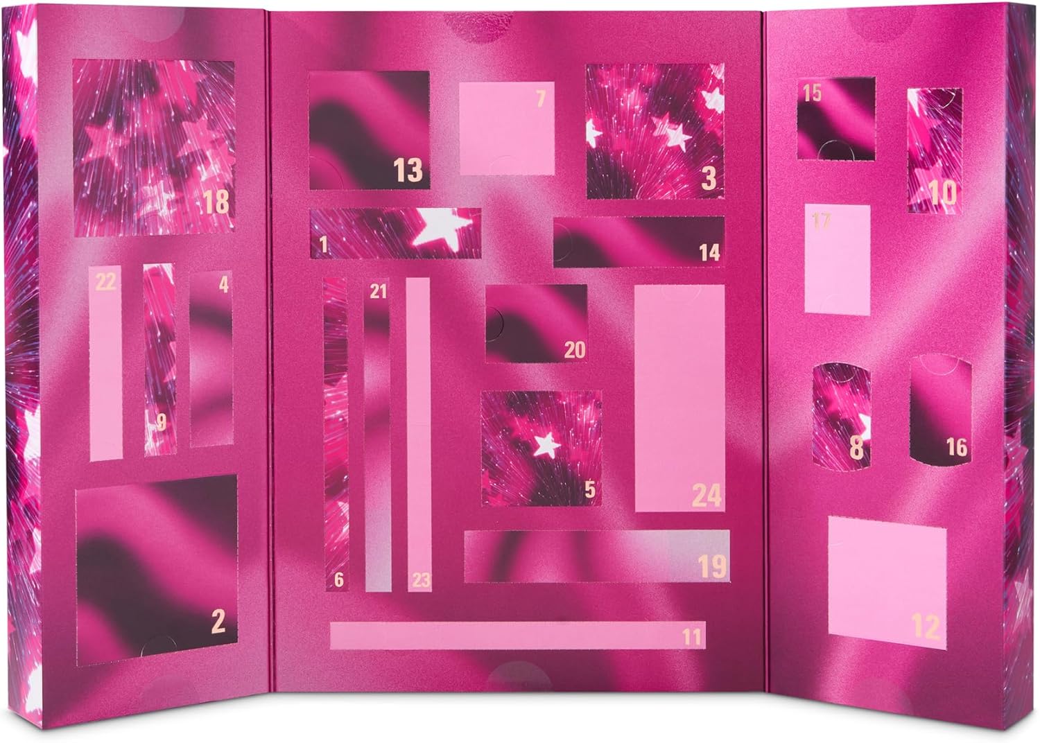 Calendrier de l'Avent Revolution Makeup 2025, 24 essentiels de beauté, coffret cadeau avec gloss, surligneur, fard à joues, pinceaux et mascara, végétalien et sans animaux – Image 4