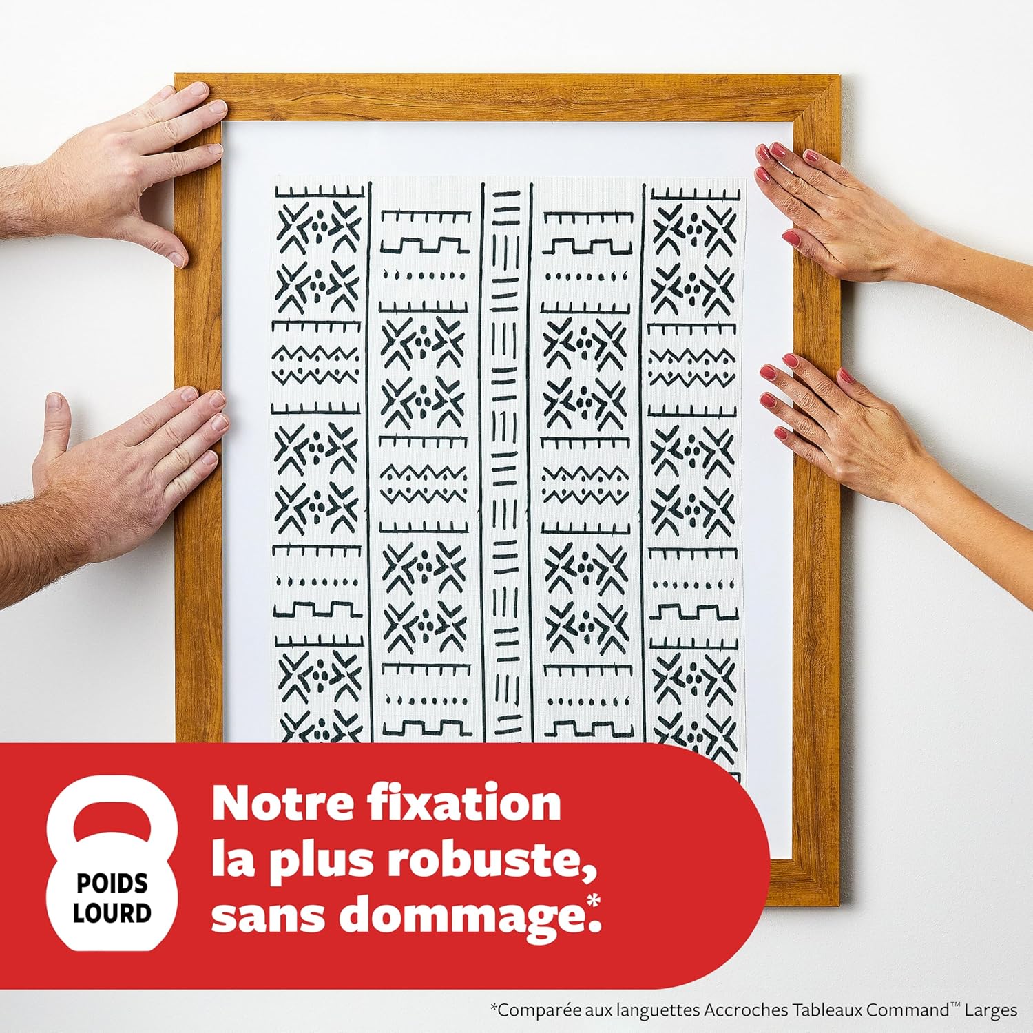 Crochets pour cadres Command pour cadres fins, blancs, 14 paires (28 languettes) – Fixation sans dommage – Image 12