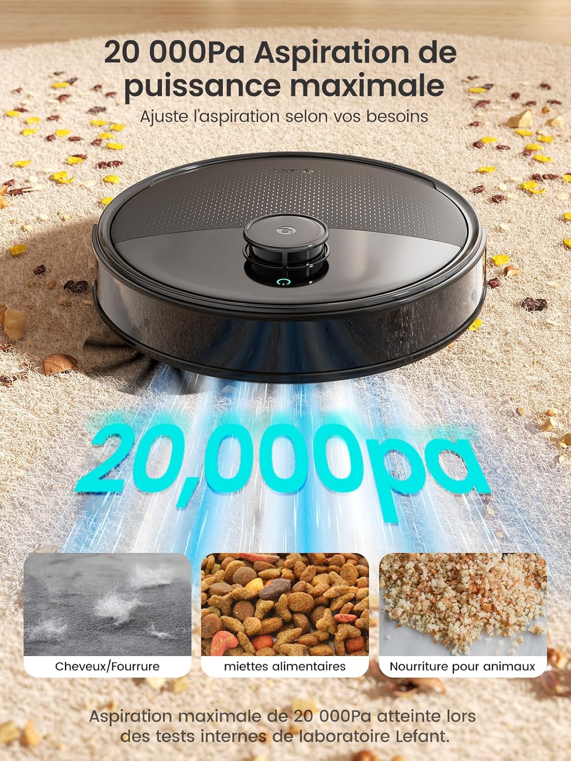 Aspirateur robot Leftant M3 Max-B – Image 5