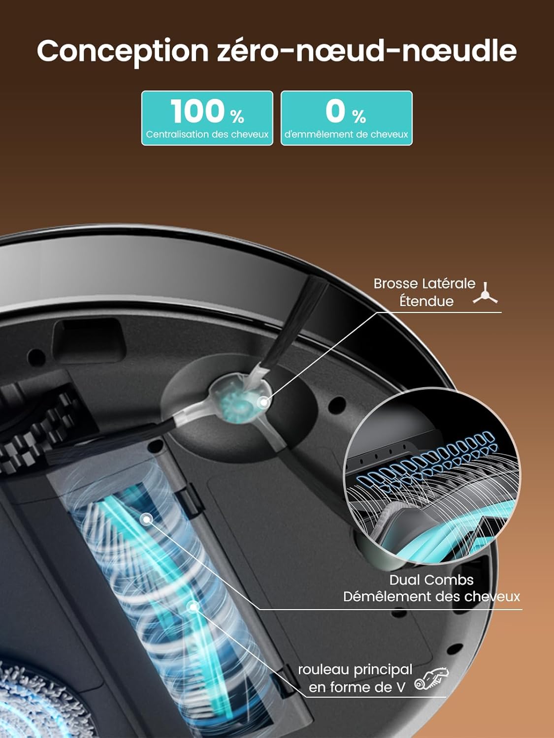 Aspirateur robot Leftant M3 Max-B – Image 6