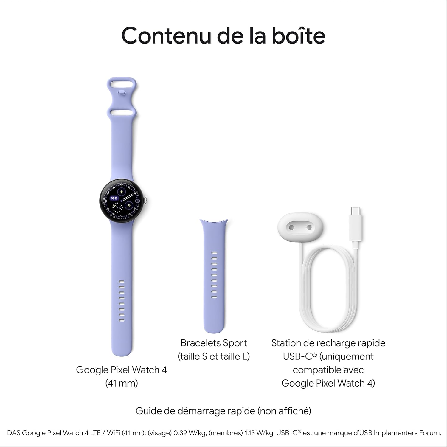 Google Pixel Watch 4 (41 mm) - Montre intelligente Android, suivi complet des données de santé et de remise en forme - Boîtier en aluminium noir mat - Bracelet sport noir volcanique - LTE – Image 13